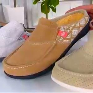 Spenco Arizona slide in camel, sz 8 wide